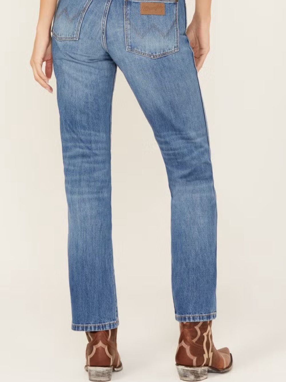 Wrangler Bandit Blue Denim Bootcut Jeans Retails $99 NWT - Picture 6 of 6